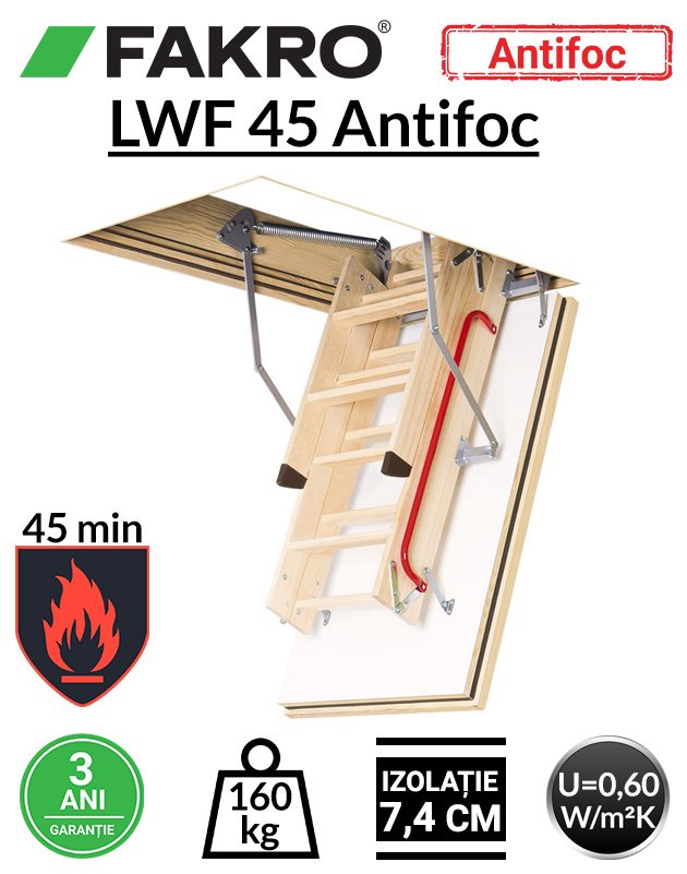 Scara pod rezistenta la foc 45 min Fakro LWF Scara pod rezistenta la foc 45 min Fakro LWF